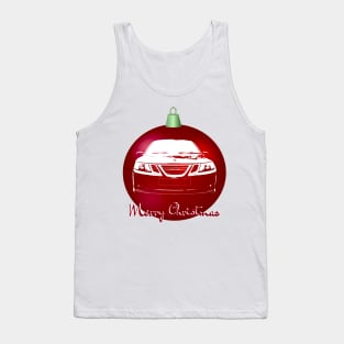 Saab 9-3 Swedish classic car monoblock Christmas ball special edition Tank Top